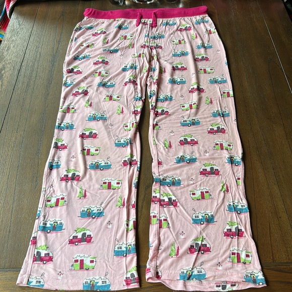 Nite Nite Munki Munki Holiday Travel Trailer Pajama Pants - Picture 1 of 8